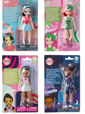 New Friends Forever Club Dolls, collection ALANlS,CARINA,VIERA,IHA, (4 pcs)